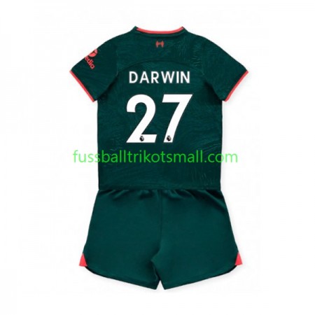 Fußballtrikots Liverpool Darwin Nunez 27 Kinder 2022-2023 Kurzarm 3rd trikot kaufen